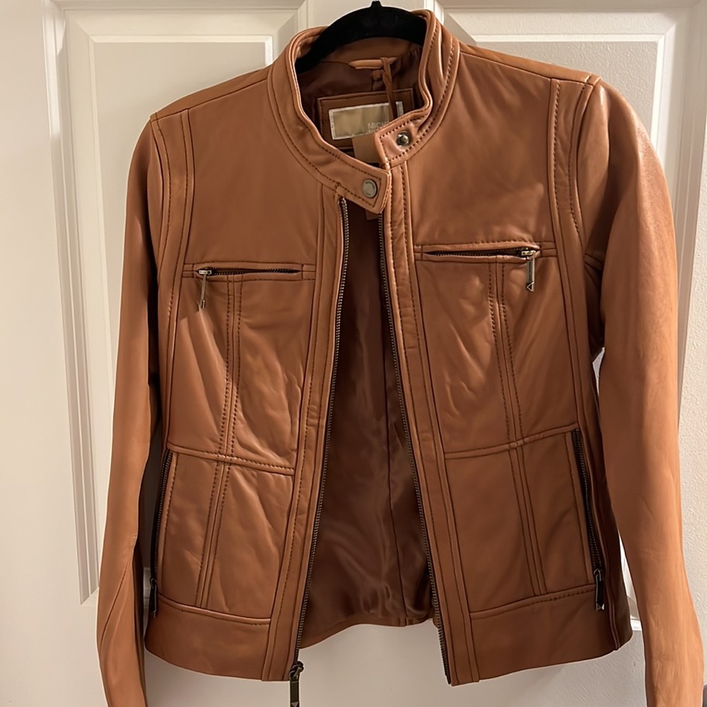 Butterscotch leather jacket flawed